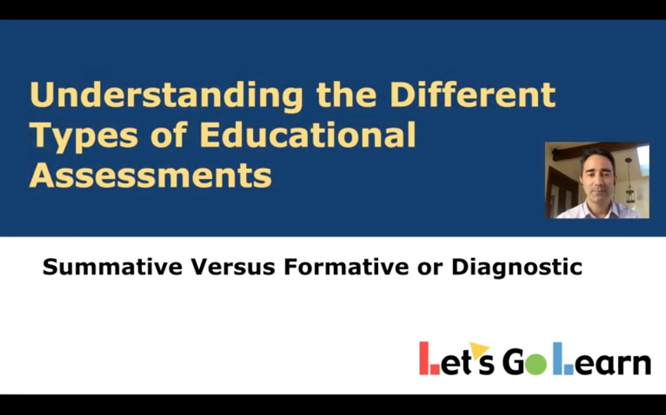 Explanation of Different Types of Educational Tests Video