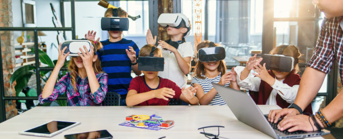 Kids Using VR