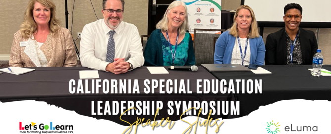 California Special Education Leadership Symposium