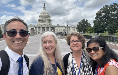 Richard Capone and SELS delegates at the Capitol
