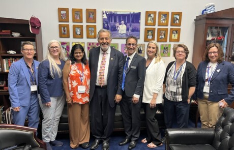 Richard Capone and SELS delegates meeting congressman