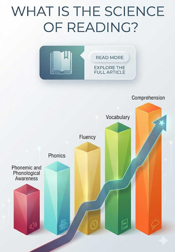 What-is-SOR-vert Picture showing 5 pillars of science of reading